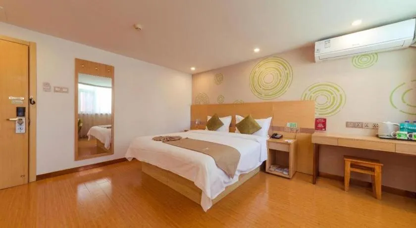 Bed in GreenTree Inn Tangshan Yuhua Road
