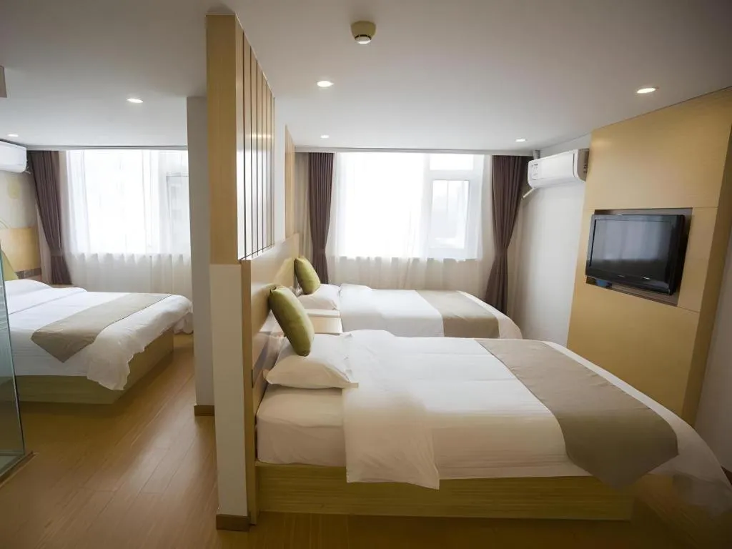 Bed in GreenTree Inn Tangshan Yuhua Road