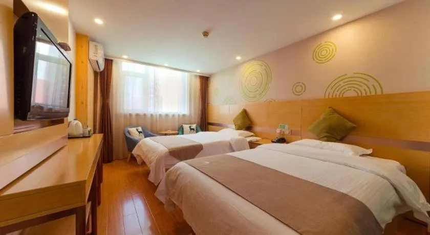 Bed in GreenTree Inn Tangshan Yuhua Road