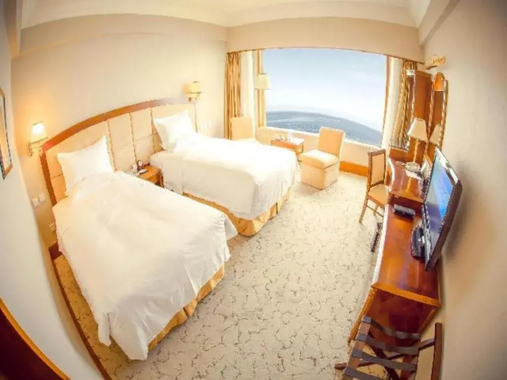 Bed in Golden Bay Hotel Weihai Bed in Golden Bay Hotel Weihai