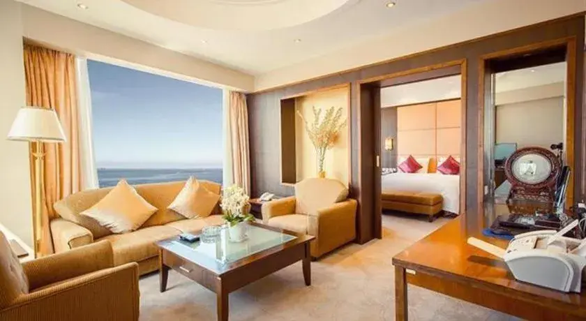 Bed in Golden Bay Hotel Weihai Bed in Golden Bay Hotel Weihai