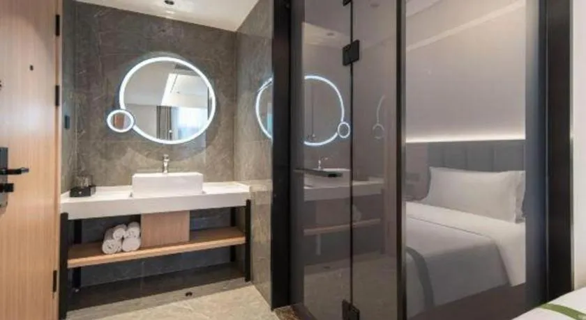 Bed in GreenTree Inn Bengbu Huaihe Walking Street