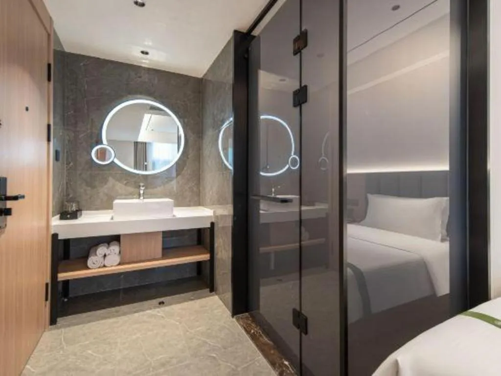 Bed in GreenTree Inn Bengbu Huaihe Walking Street