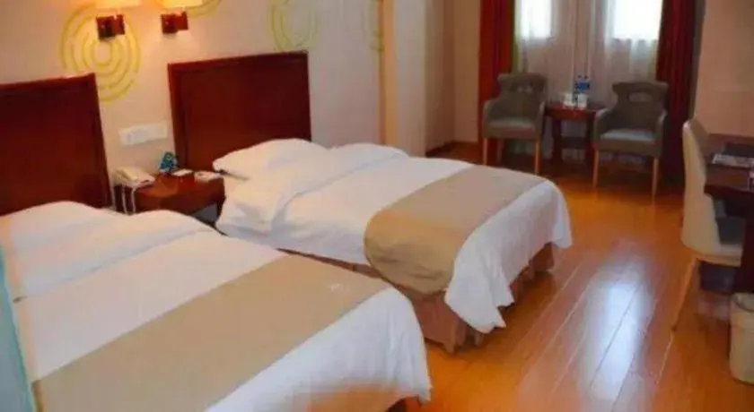 Bed in GreenTree Inn Bengbu Huaihe Walking Street Bed in GreenTree Inn Bengbu Huaihe Walking Street