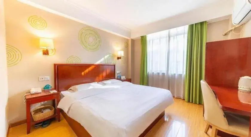 Bed in GreenTree Inn Bengbu Huaihe Walking Street Bed in GreenTree Inn Bengbu Huaihe Walking Street