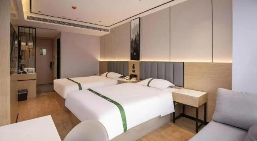 Bed in GreenTree Inn Bengbu Huaihe Walking Street