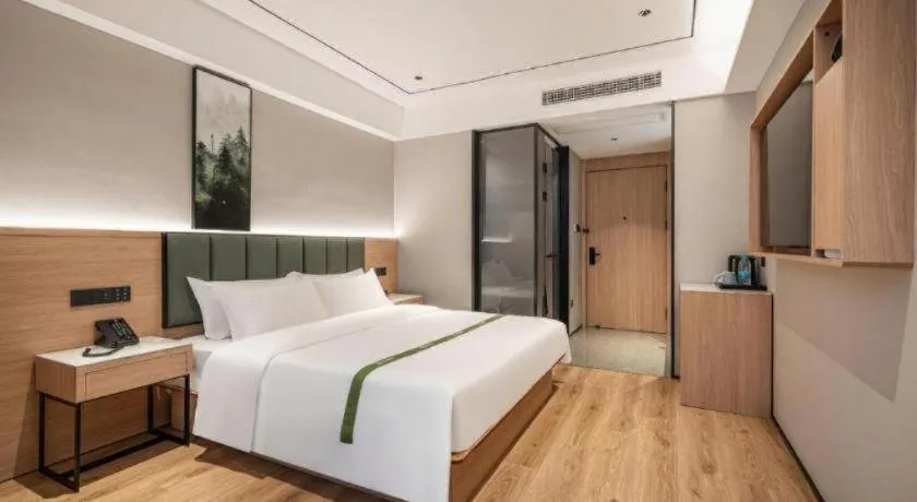 Bed in GreenTree Inn Bengbu Huaihe Walking Street