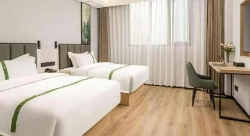 Bed in GreenTree Inn Bengbu Huaihe Walking Street