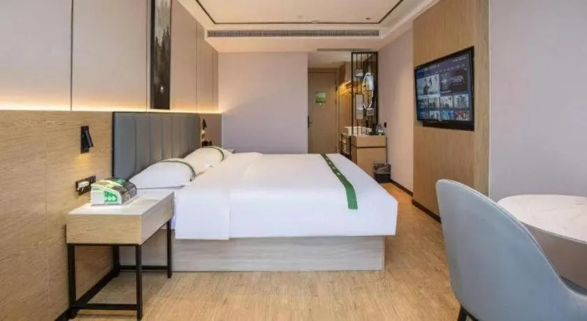 Bed in GreenTree Inn Bengbu Huaihe Walking Street