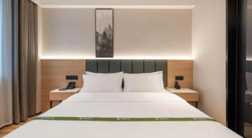 Bed in GreenTree Inn Bengbu Huaihe Walking Street