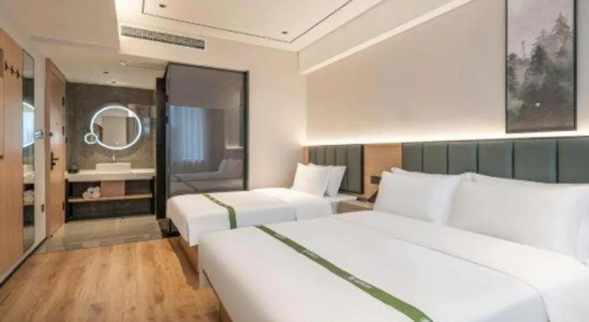 Bed in GreenTree Inn Bengbu Huaihe Walking Street