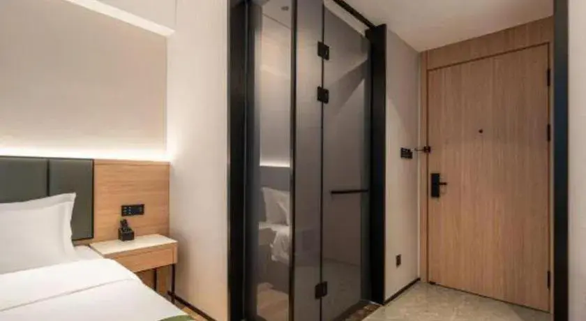 Bed in GreenTree Inn Bengbu Huaihe Walking Street Bed in GreenTree Inn Bengbu Huaihe Walking Street