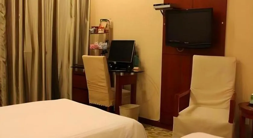 Bed in GreenTree Inn Jining Jianshe Road Hotel