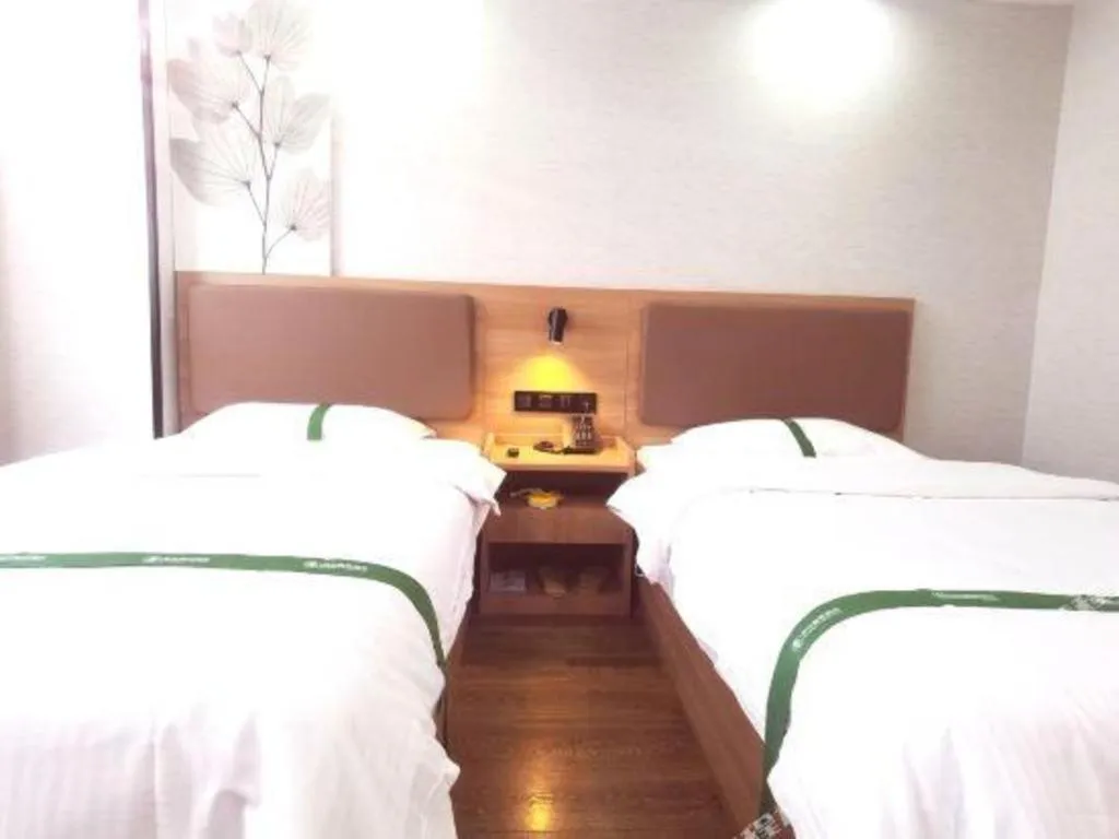 Bed in GreenTree Inn Gaoyou Government