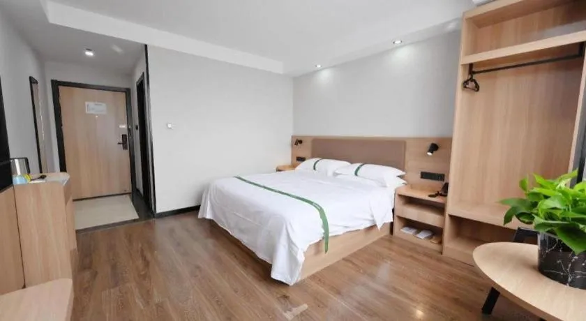 Bed in GreenTree Inn Gaoyou Government