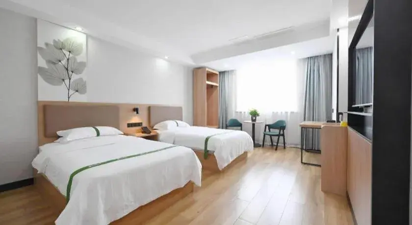 Bed in GreenTree Inn Gaoyou Government Bed in GreenTree Inn Gaoyou Government