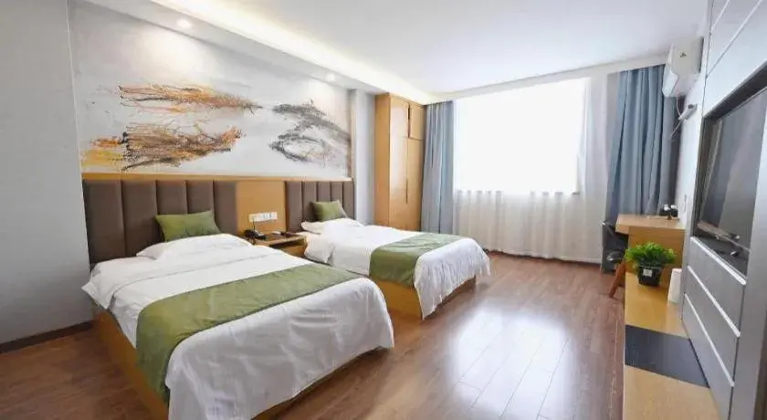 Bed in GreenTree Inn Gaoyou Government Bed in GreenTree Inn Gaoyou Government