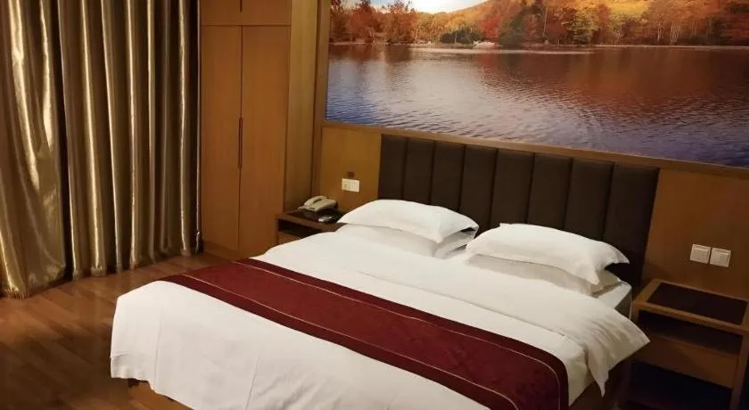 Bed in GreenTree Inn Gaoyou Government