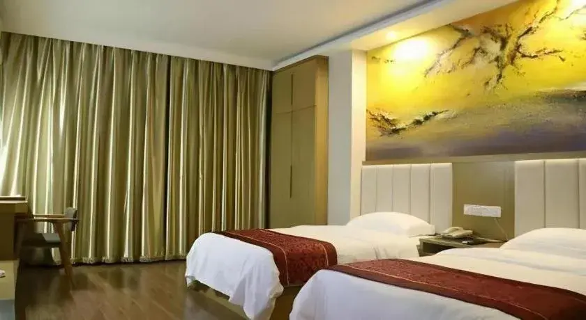 Bed in GreenTree Inn Gaoyou Government Bed in GreenTree Inn Gaoyou Government