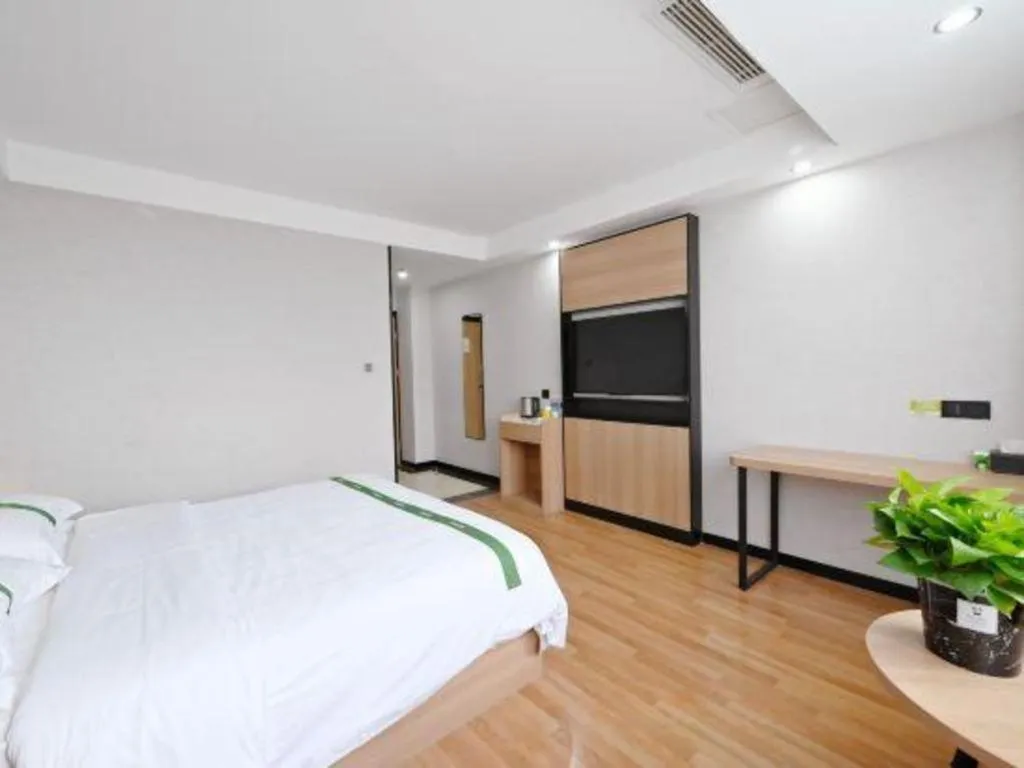 Bed in GreenTree Inn Gaoyou Government