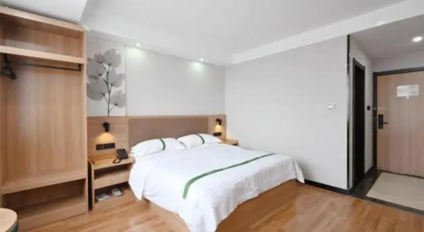 Bed in GreenTree Inn Gaoyou Government Bed in GreenTree Inn Gaoyou Government