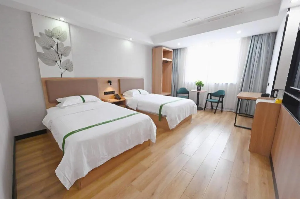 Bed in GreenTree Inn Gaoyou Government