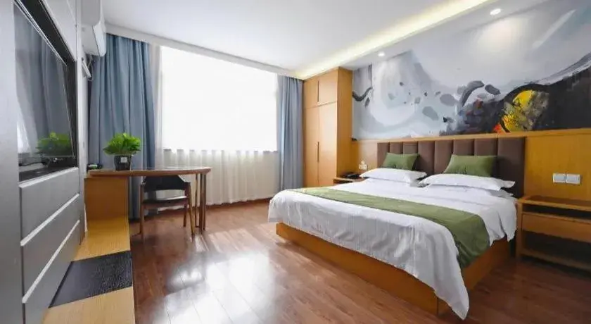 Bed in GreenTree Inn Gaoyou Government Bed in GreenTree Inn Gaoyou Government