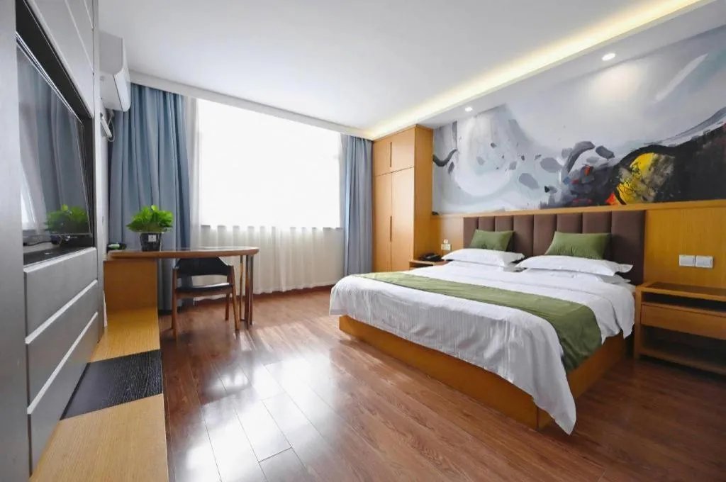 Bed in GreenTree Inn Gaoyou Government