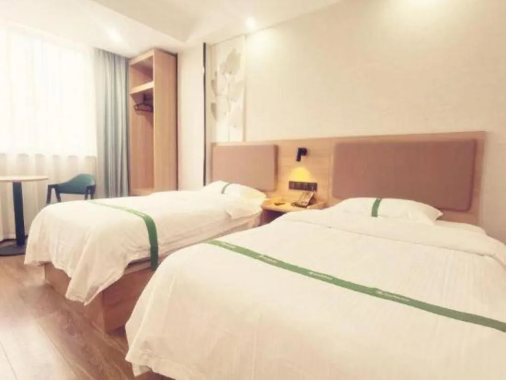 Bed in GreenTree Inn Gaoyou Government
