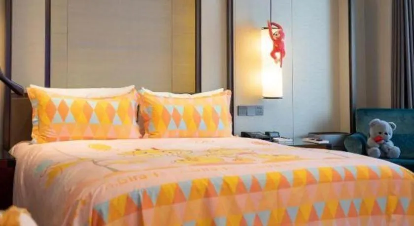 Bed in Shijiazhuang International Building Hotel