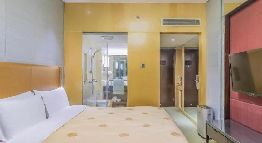 Bed in Shijiazhuang International Building Hotel