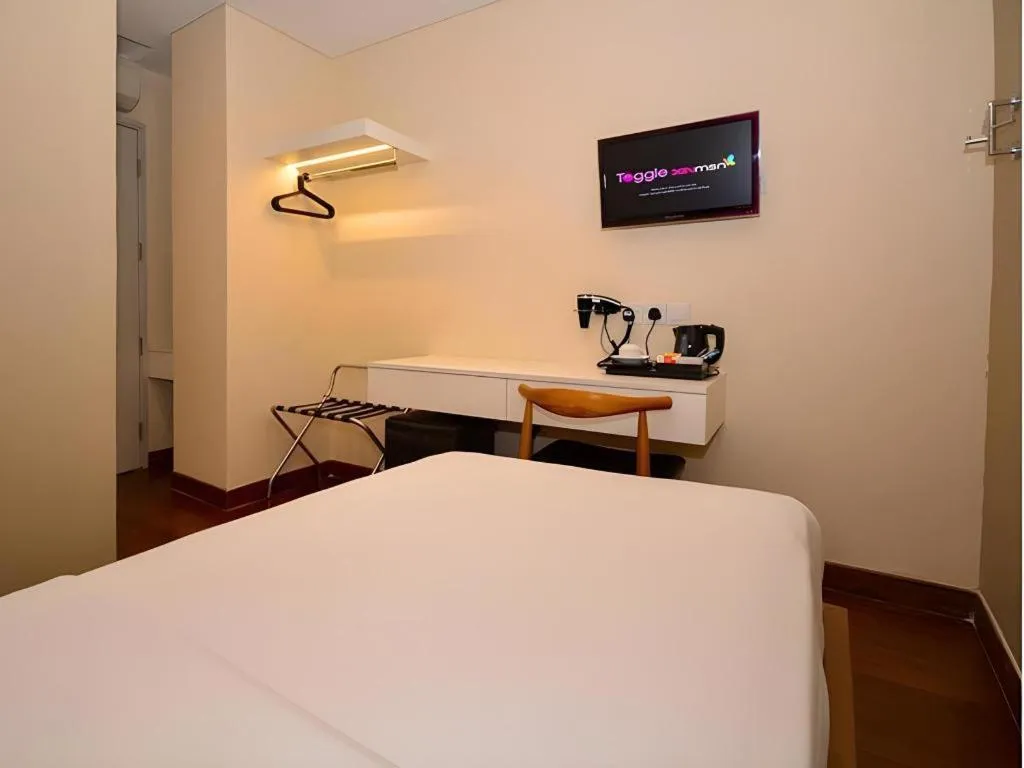 Bed in The Keong Saik Hotel