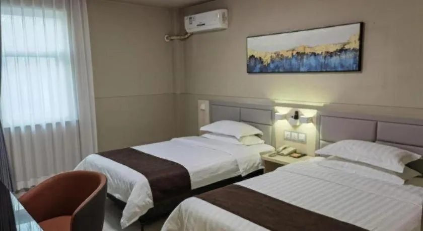 Bed in Jinjiang Inn Taiyuan Longtan Park