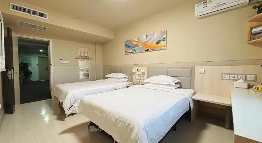 Bed in Jinjiang Inn Taiyuan Longtan Park