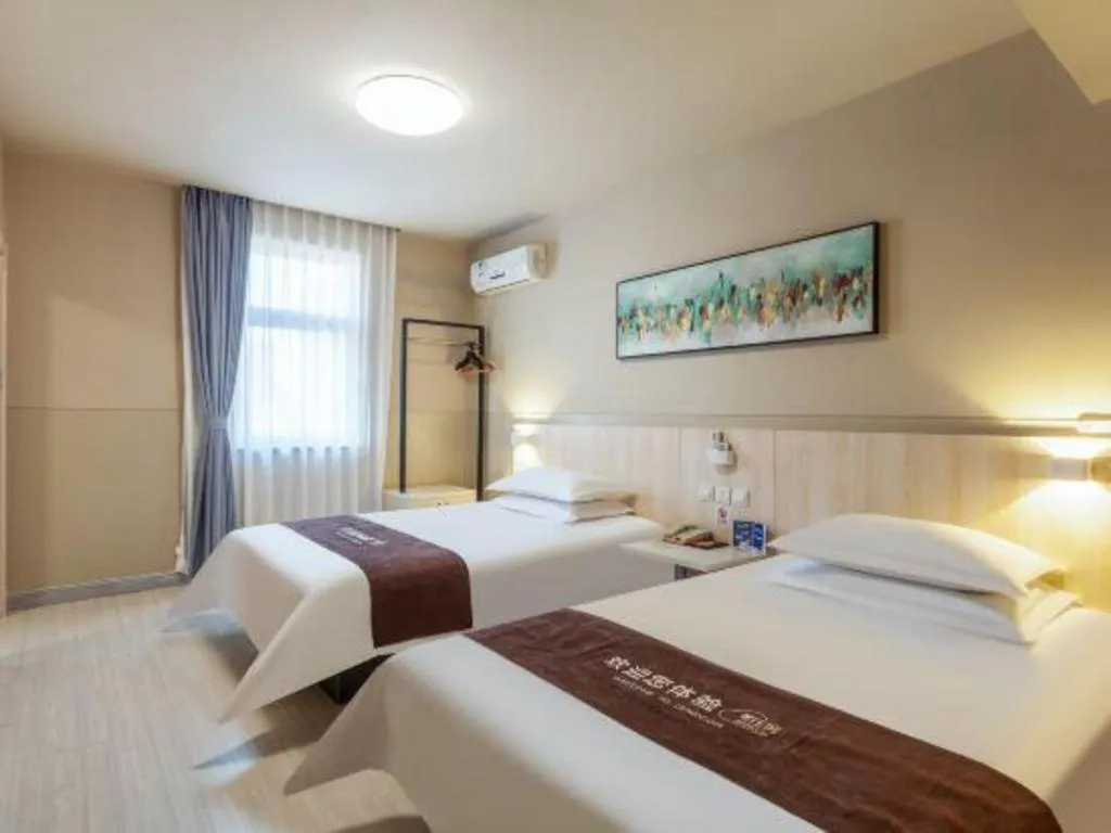 Bed in Jinjiang Inn Taiyuan Longtan Park