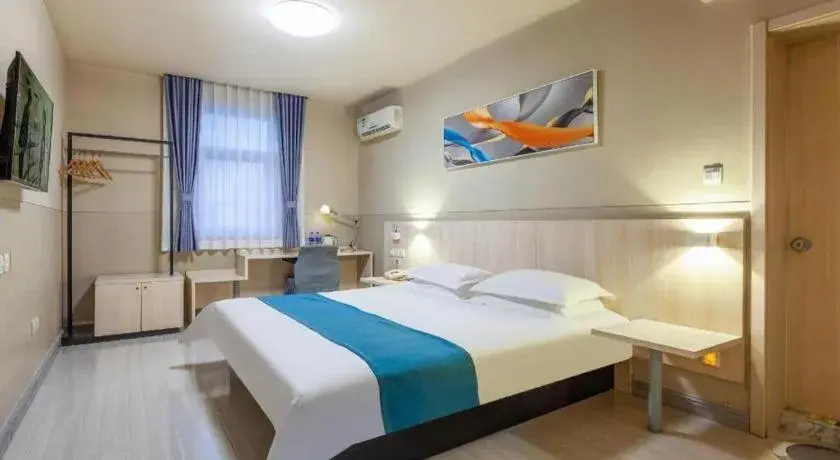 Bed in Jinjiang Inn Taiyuan Longtan Park Bed in Jinjiang Inn Taiyuan Longtan Park