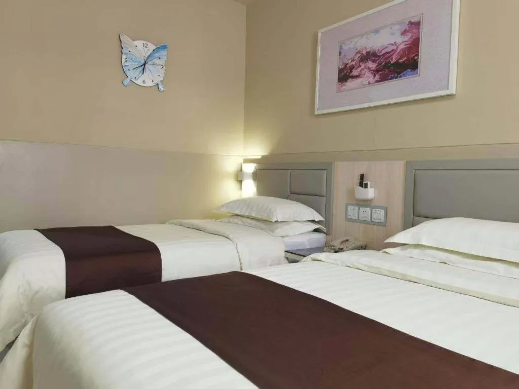 Bed in Jinjiang Inn Taiyuan Longtan Park