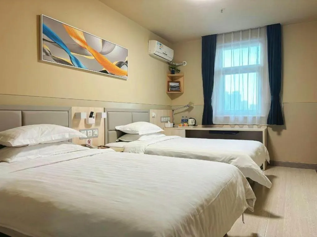 Bed in Jinjiang Inn Taiyuan Longtan Park