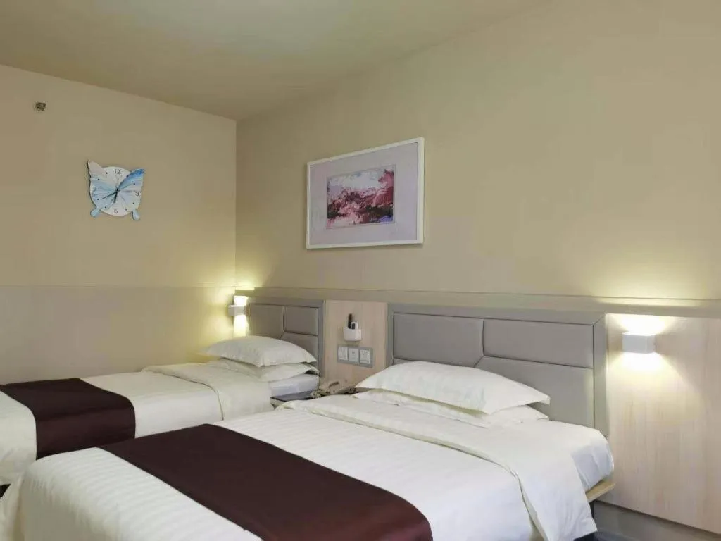 Bed in Jinjiang Inn Taiyuan Longtan Park