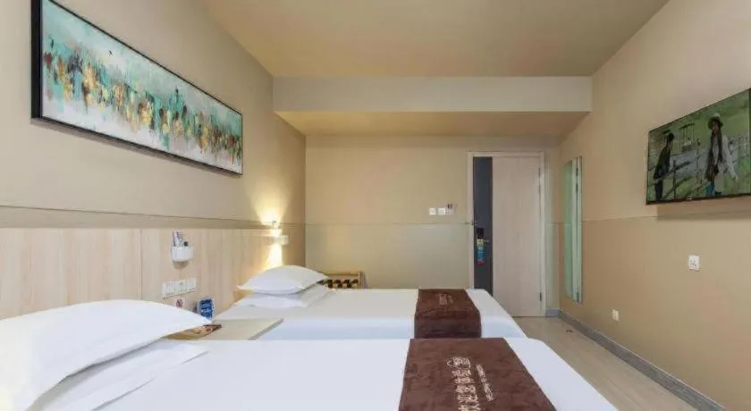 Bed in Jinjiang Inn Taiyuan Longtan Park