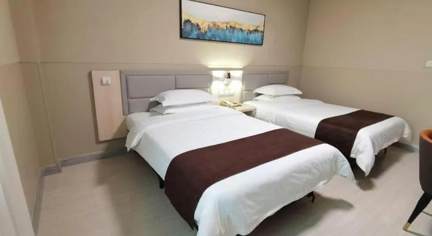 Bed in Jinjiang Inn Taiyuan Longtan Park