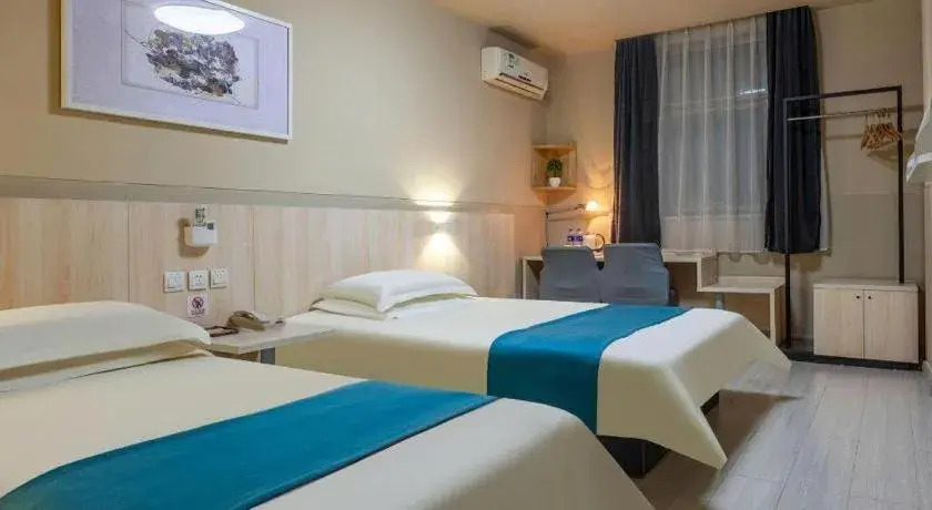 Bed in Jinjiang Inn Taiyuan Longtan Park Bed in Jinjiang Inn Taiyuan Longtan Park