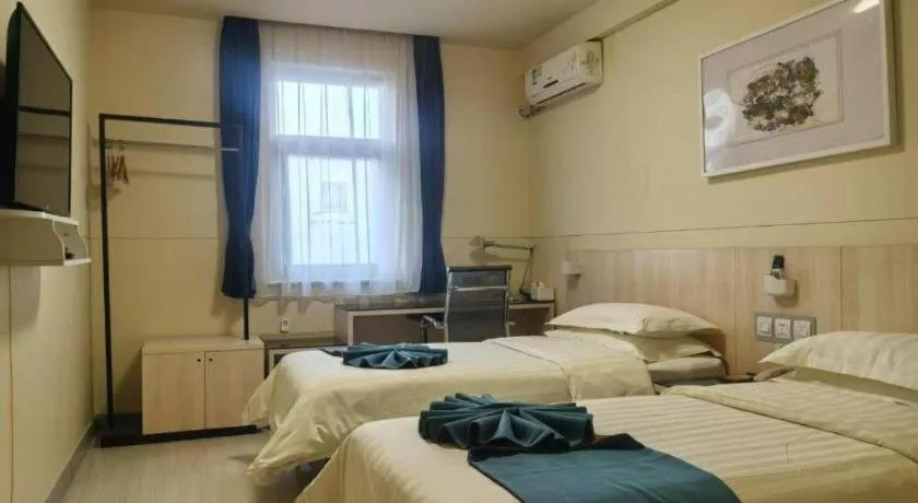 Bed in Jinjiang Inn Taiyuan Longtan Park