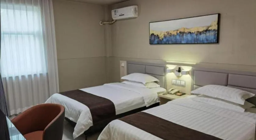 Bed in Jinjiang Inn Taiyuan Longtan Park