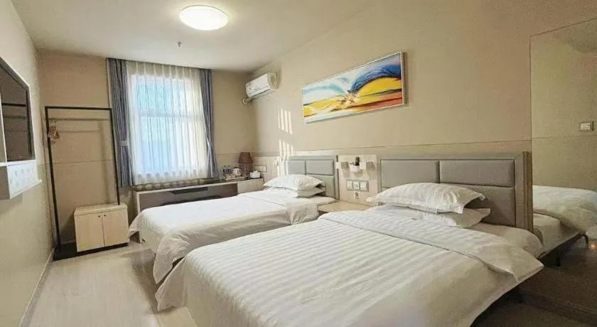Bed in Jinjiang Inn Taiyuan Longtan Park
