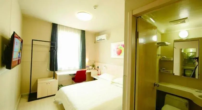 Bed in Jinjiang Inn Taiyuan Longtan Park Bed in Jinjiang Inn Taiyuan Longtan Park