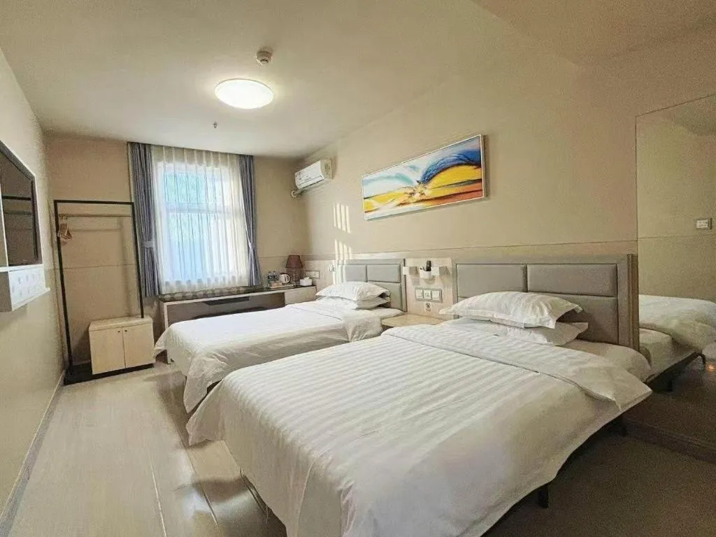 Bed in Jinjiang Inn Taiyuan Longtan Park
