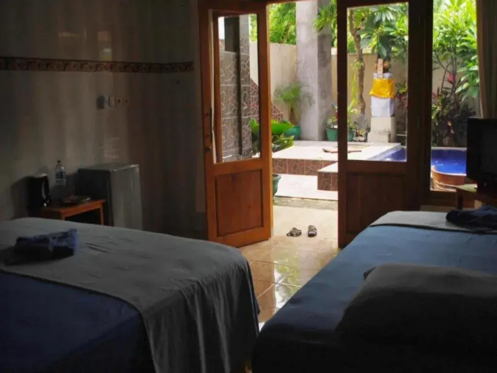 Bed in Tulamben Wreck Divers Resort & Restaurant Bed in Tulamben Wreck Divers Resort & Restaurant