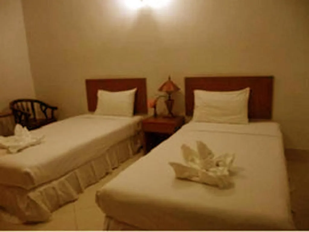 Bed in Ranong Resort & Laguna