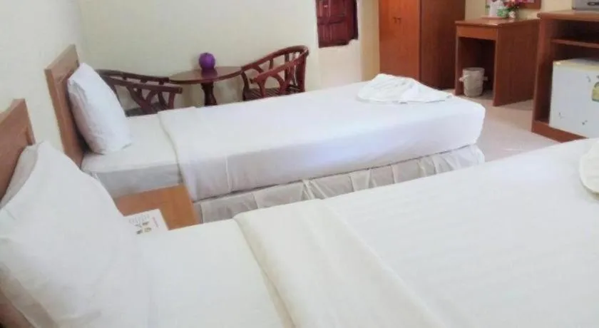 Bed in Ranong Resort & Laguna